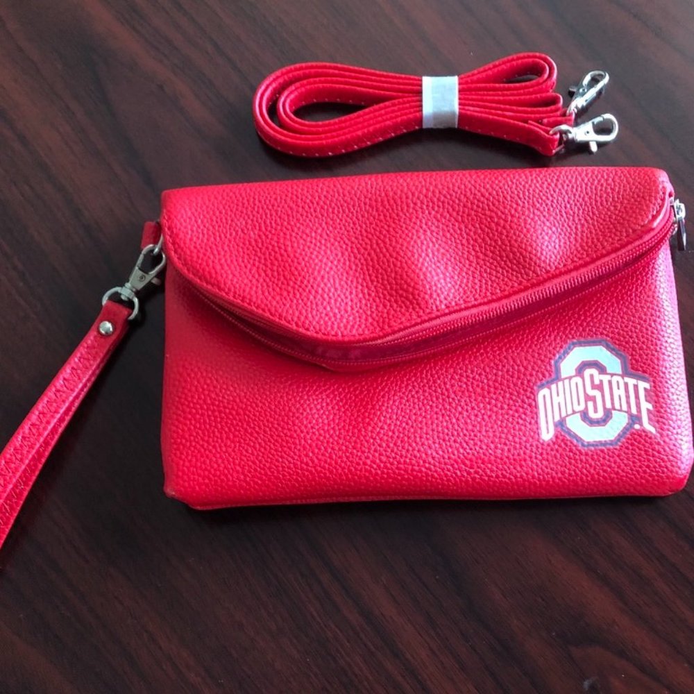 Ohio State Buckeyes Wristlet Purse/Crossbody Red
